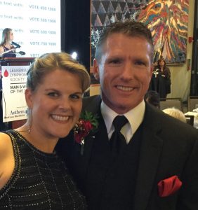 Man of the Year winner Pat Moran & his campaign manager, Jennifer LaRue